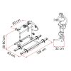 PORTABICICLETA PRO M FIAMMA - Imagen 2
