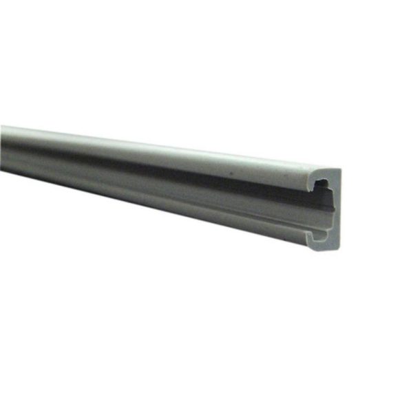 GUIA CORTINA PLASTICO GRIS 2 20m