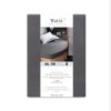 SABANA BAJERA ANTRACITA 130x180 CAMA FRANCESA DCHA