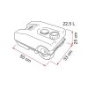 DEPOSITO/TANQUE MOVIL RESIDUAL ROLL TANK 23 FIAMMA