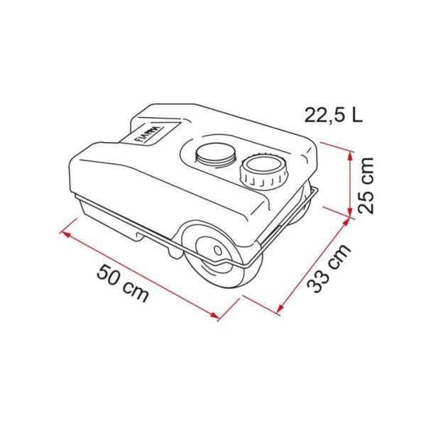 DEPOSITO/TANQUE MOVIL RESIDUAL ROLL TANK 23 FIAMMA