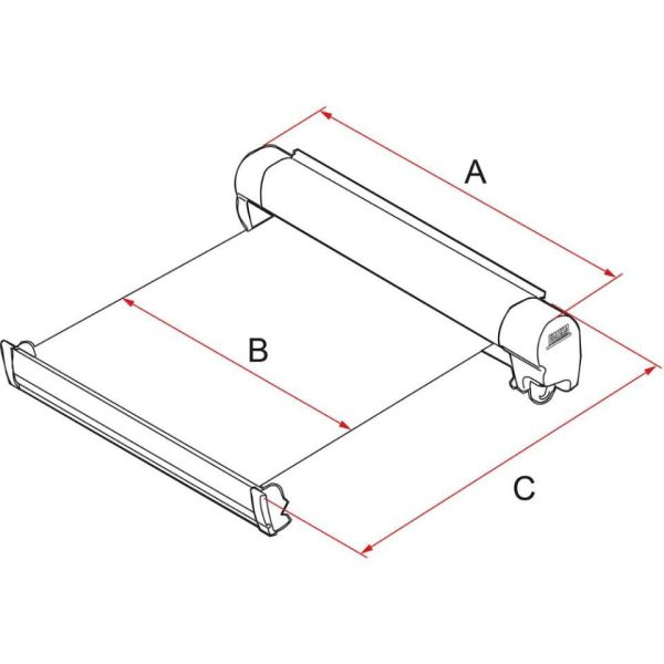 TOLDO F45L 550 BLANCO FIAMMA