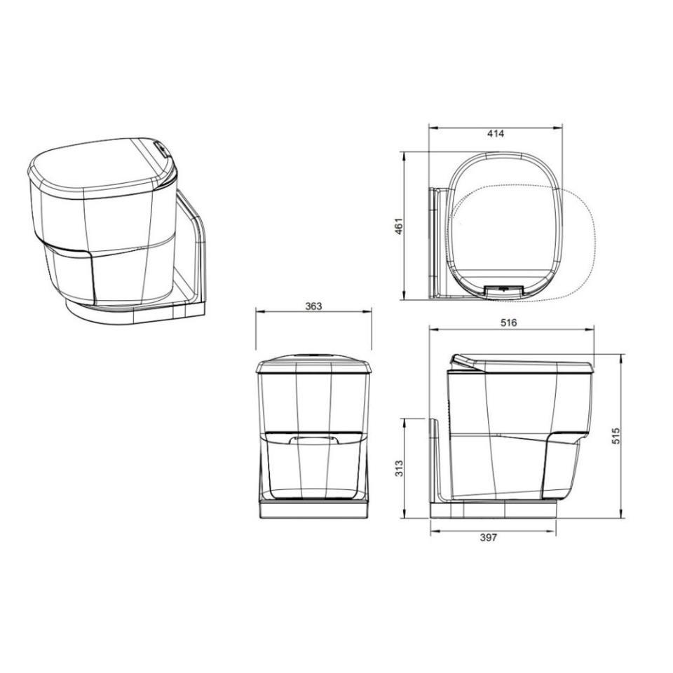 WC CLESANA C1 C/ADAPTADOR L