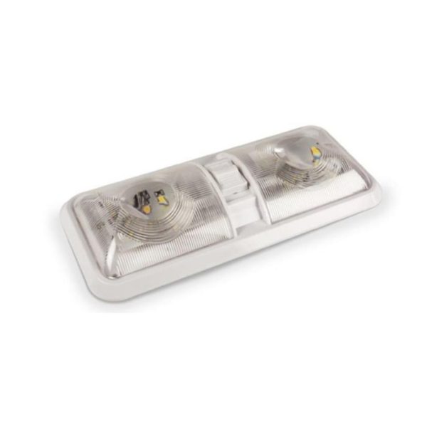 PLAFON DOBLE 48LED C/INTERRUPTOR