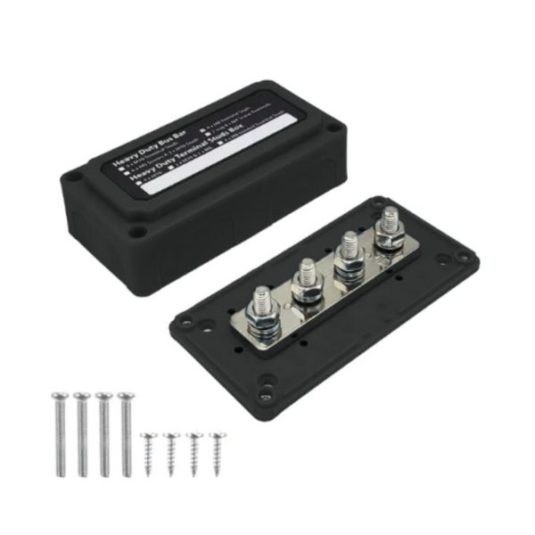 BUSBAR 300A 4P   TAPA NEGATIVO - NEGRO
