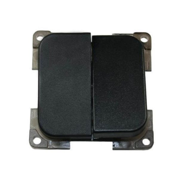 INTERRUPTOR DOBLE 220V - NEGRO
